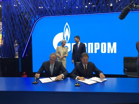 Gazprom And Omv Signed A Memorandum Of Understanding On Lng Cooperation
